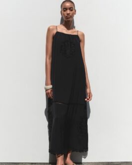 ROBE MIDI VOLUME BRODÉE