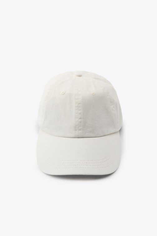 CASQUETTE EN SERGE EFFET DÉLAVÉ