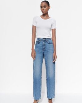 JEAN TRF MOM FIT AVEC TAILLE HAUTE