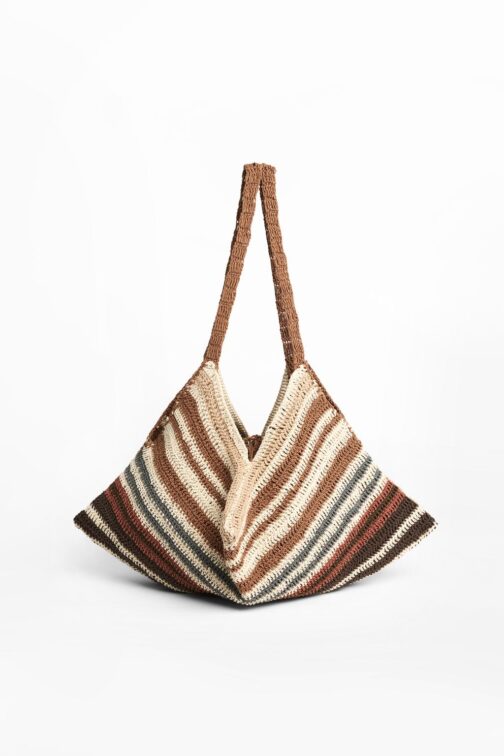 SAC À ÉPAULE EFFET CROCHET